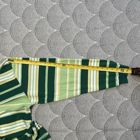 Vtg Polo Ralph Lauren Big Pony Striped Rugby Shirt Full Sleeves USA Made Men 5X - Picture 9 of 11